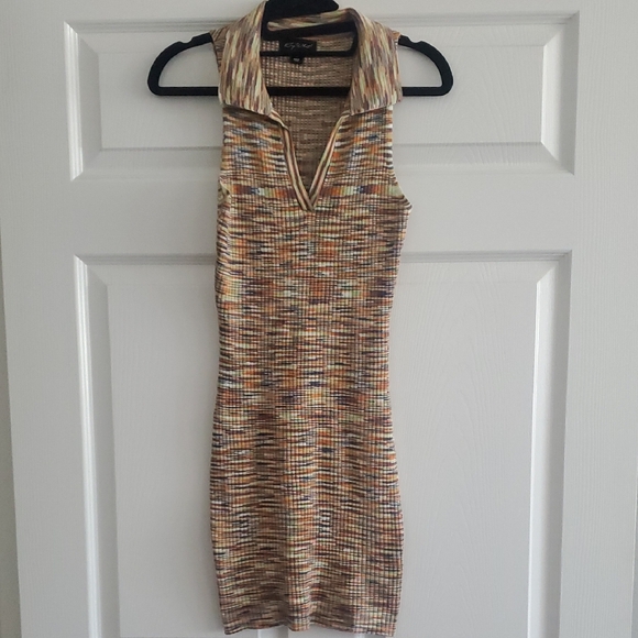 Say What? Dresses & Skirts - Say What? Multicolor Knit Mini Dress